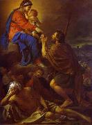 Jacques-Louis David Saint Roch Interceding with the Virgin for the Plague Stricken painting
